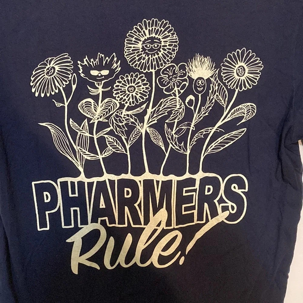 🌈 HerbPharm Pharmers Rule 109% cotton tshirt made in USA